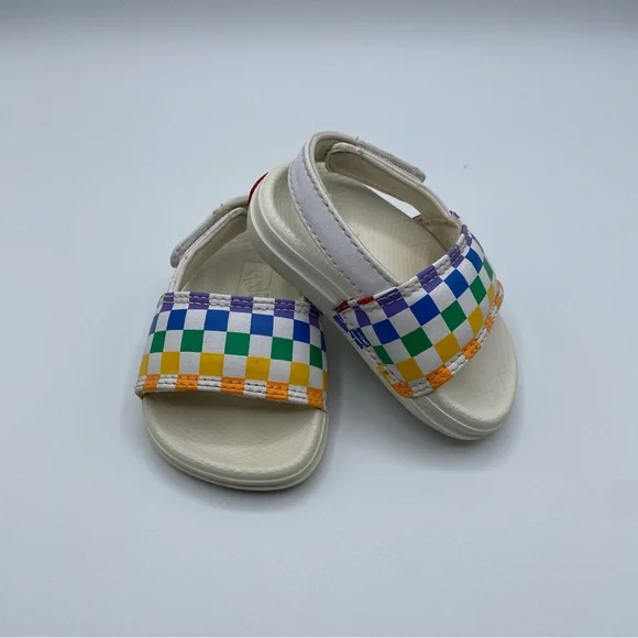 Vans Shoes Vans Rainbow Toddler Slides Size Poshmark